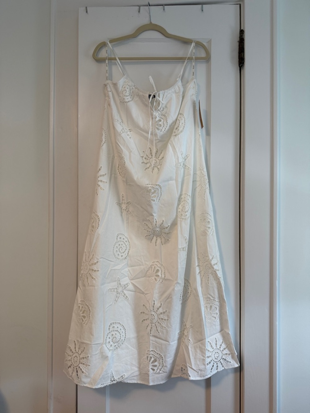 Kourt Genevieve white Cotton Dress size small